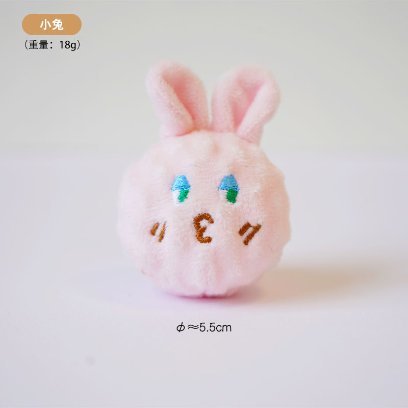 작은 토끼 TPR 소리가 나는 탄력 공