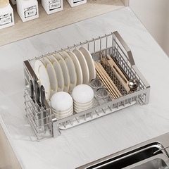 Amazon Kitchen Shelf Utensil Storage Drain Bowl Rack Countertop Organization Bowl Dish Rack 304 Stainless Steel Storage