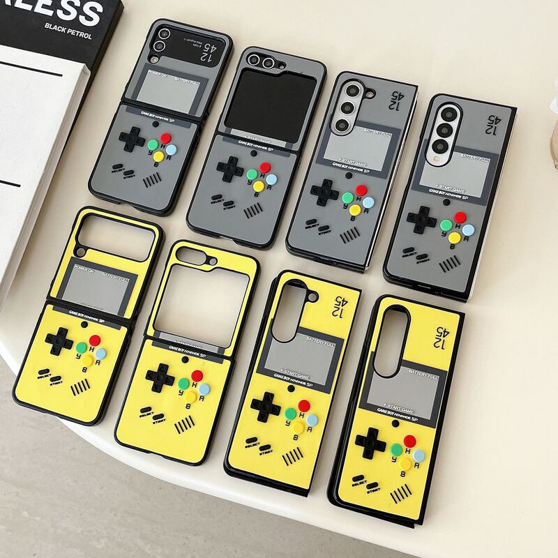 Retro Game Console Case Suitable for Galaxy Z Flip 8/7/6, Samsung 5Th Generation Foldable Protective Case Z Fold 4 Retro Game Console Case Suitable for Galaxy Z Flip 8/7/6, Samsung 5Th Generation Foldable Protective Case Z Fold 4