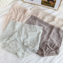 小兰裙A002田园蕾丝边性感无痕80支莫代尔裸感弹力高级感少女内裤