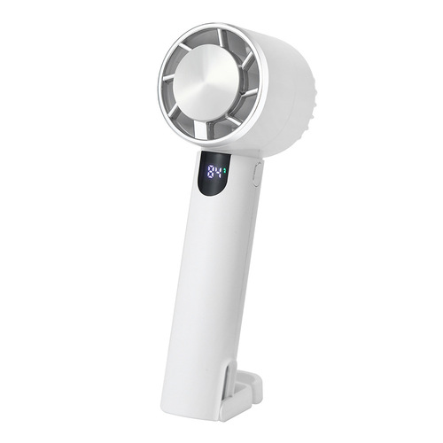 2024 New Cross-border Semiconductor Cooling Fan Outdoor Portable Digital Handheld Small Fan USB Charging Silent