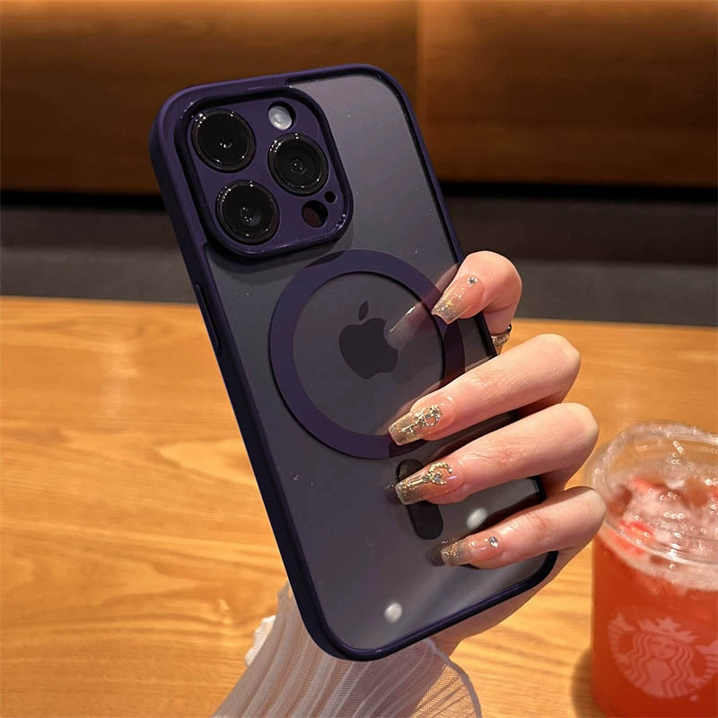 Чехол для телефона (Apple) совместимый с iPhone 13, прозрачная крышка из поликарбоната, матовый TPU-корпус, защита от падения
