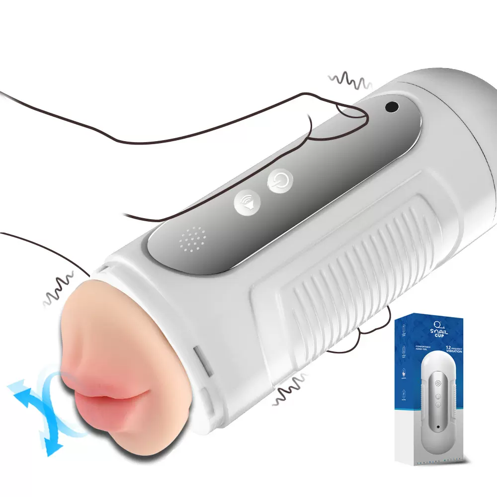 蒂色飞机杯男用电动智能多频震动仿真双穴通道自慰玩具成人情趣