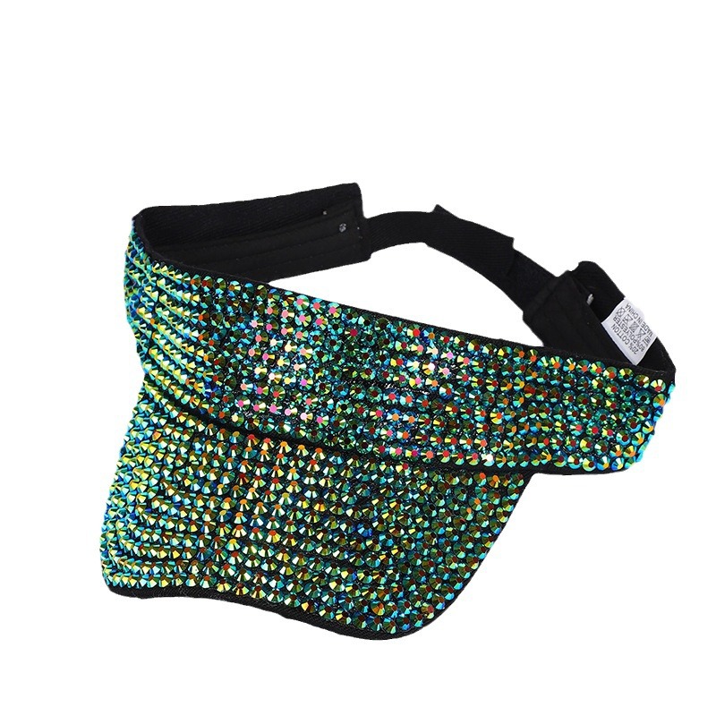 Amazon transfronterizo vacío sombrero de verano sombrero de diamante caliente tendencia hip-hop