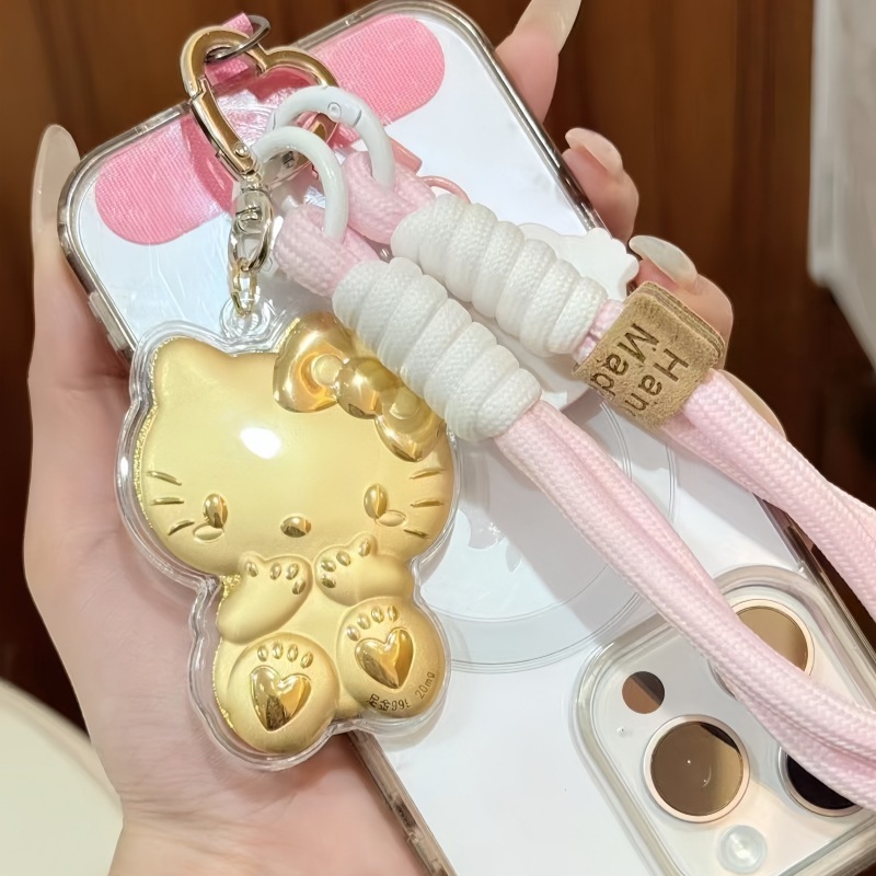 ハローキティ猫キーホルダーブレスレット KT 猫バッグペンダントジュエリー携帯電話チェーン屋台小物お土産|undefined