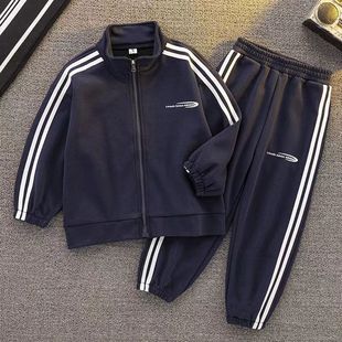 Children's clothing boys suit autumn 2024 new 8 big children's winter sports 13-year-old men's treasure autumn JBT