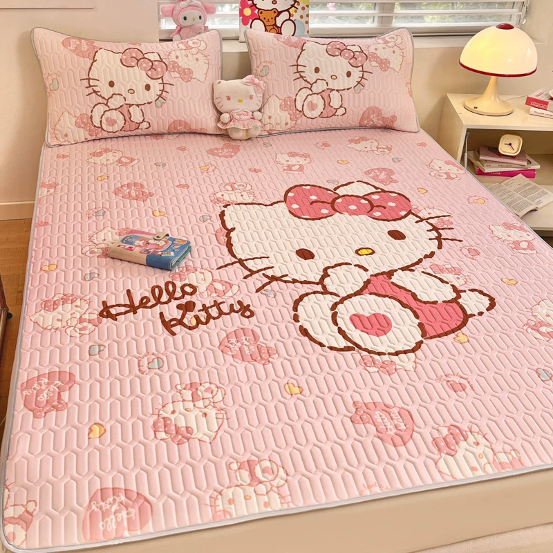 Sanrio Culomi латексные коврики из трех частей Летний мультфильм детский ледяной коврик студент кондиционер коврик через границу