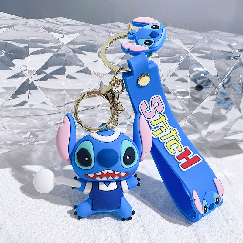 クラシックな立体人形キーホルダーアクセサリー pvc 人形マシンホリデーギフトペンダントクロスボーダーキーホルダー|undefined