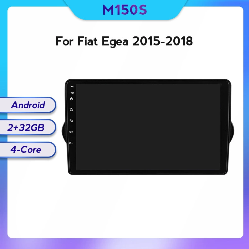 Подходит для Fiat EGEA 2015-2018 — модифицированный Android с большим экраном, средняя консоль, интегрированный автомобильный навигационный плеер