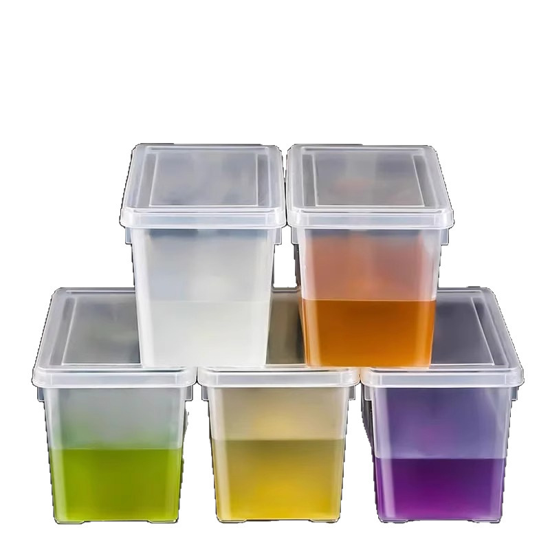 氷粉保存箱、屋台専用容器箱、蓋付き小物箱、氷粉箱、冷蔵庫保存箱|undefined