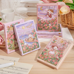 Cute Girl Heart A7 Pocket Notebook High-Quality Student Cartoon Note Book Diary Book Portable Notebook