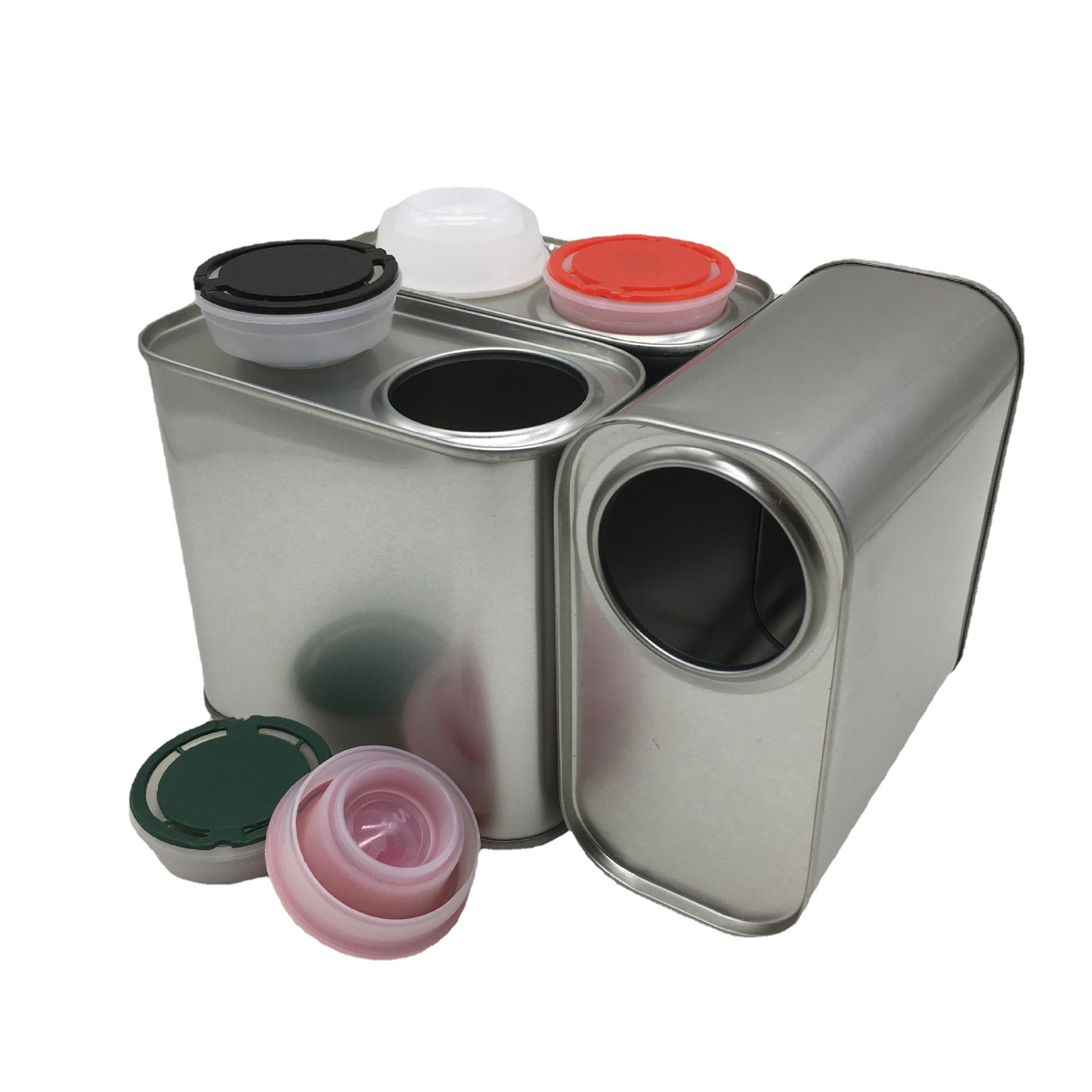 小铁罐铁盒500ml化工包装方形铁罐样品罐