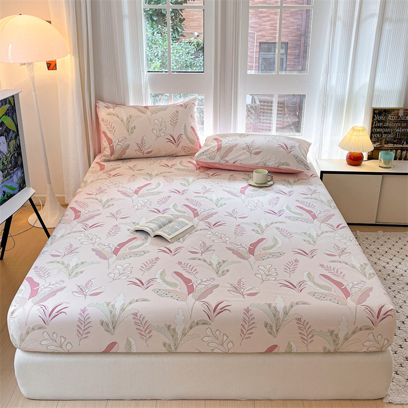 Cross-Border Hot-Selling All-Cotton Fitted Sheet, 10 Antibacterial Mattress Covers, Single-Piece Simmons Protective Cover, Extra-Large and Extra-High Pure Cotton Fitted Sheet Cross-Border Hot-Selling All-Cotton Fitted Sheet, 10 Antibacterial Mattress Covers, Single-Piece Simmons Protective Cover, Extra-Large and Extra-High Pure Cotton Fitted Sheet