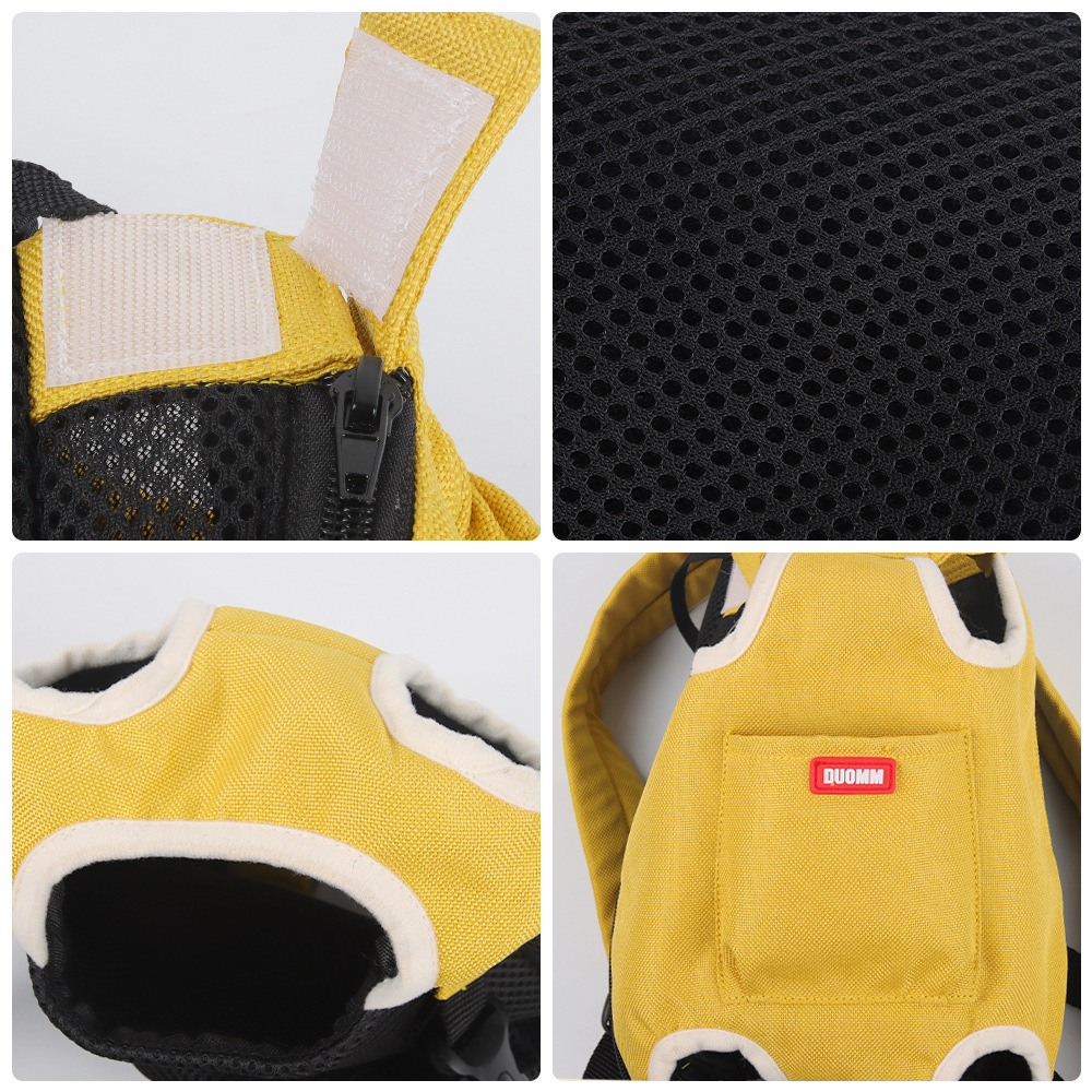 Mochila para Mascotas de Lona Transpirable y Portátil para Salidas