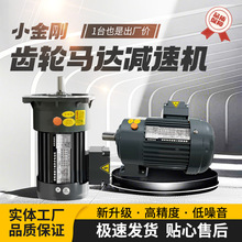 马达齿轮减速电机 变频调速刹车小金刚电动机马达减速机一体