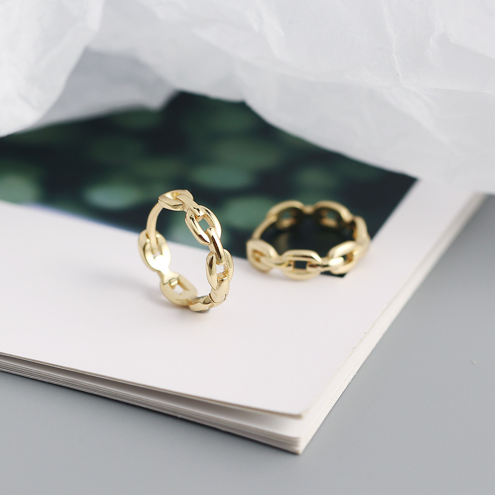 Fashion Style Plating Craft White, Gold Color S925 Sterling Silver Metal Chain Earrings Wholesale Nihaojewelry