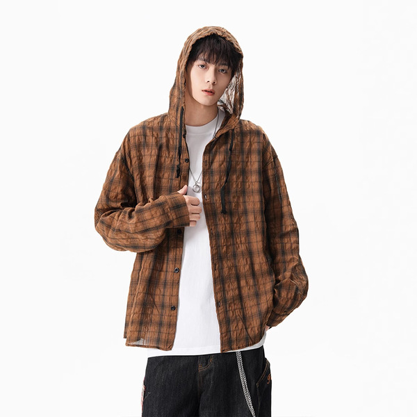 Demi-season retro trend fashionable shirt for men and women
