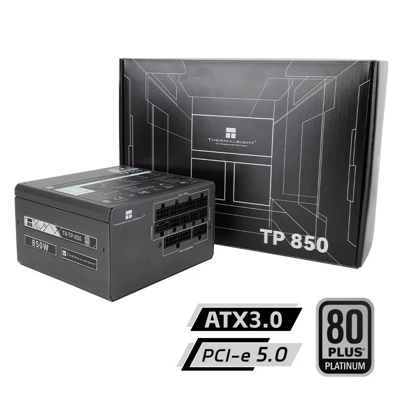 利民 TR-TP 850 Компьютерный блок питания Platinum Certified Полный модуль Номинал 850Вт ATX3.0 PCIE5.0