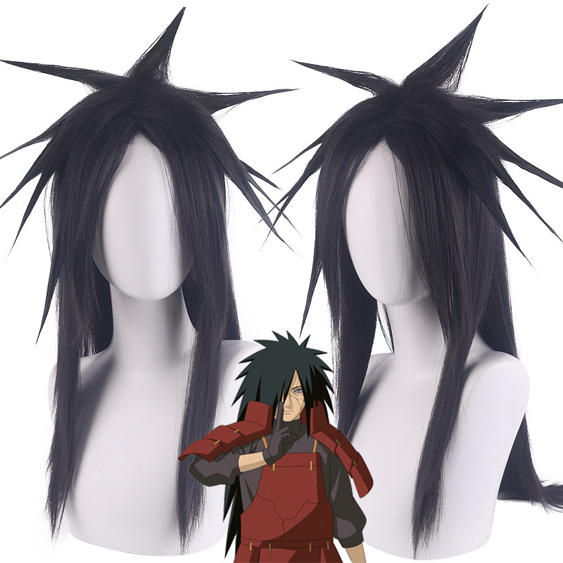 Master Shengda Huoying Uchiha Wig Cos Black Wig Reverse Sky Modeling cosplay