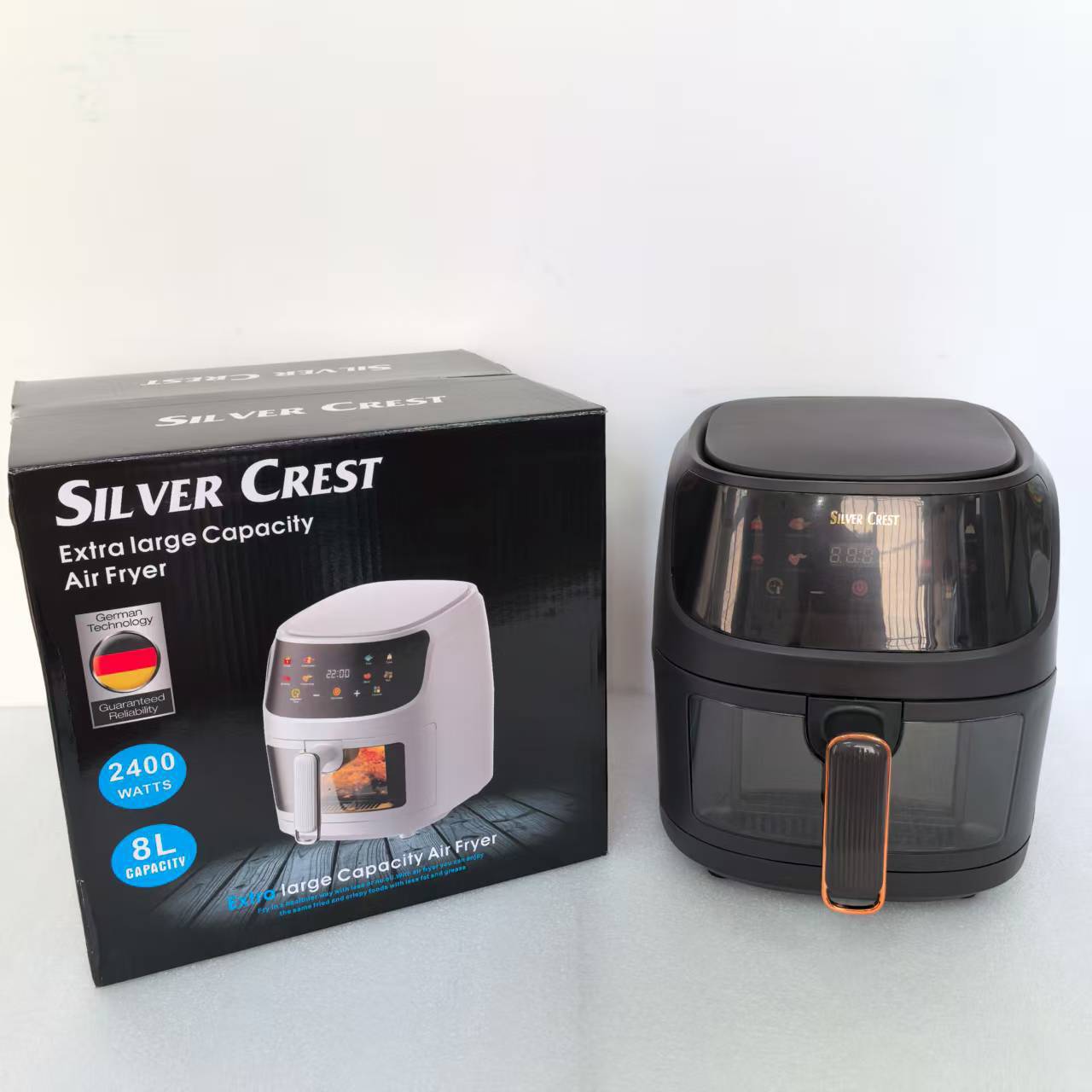 Air Fryer8L Multifunctional Smart Touch Screen Air Fryer Large Capacity Electric Fryer Oven French Fries Machine