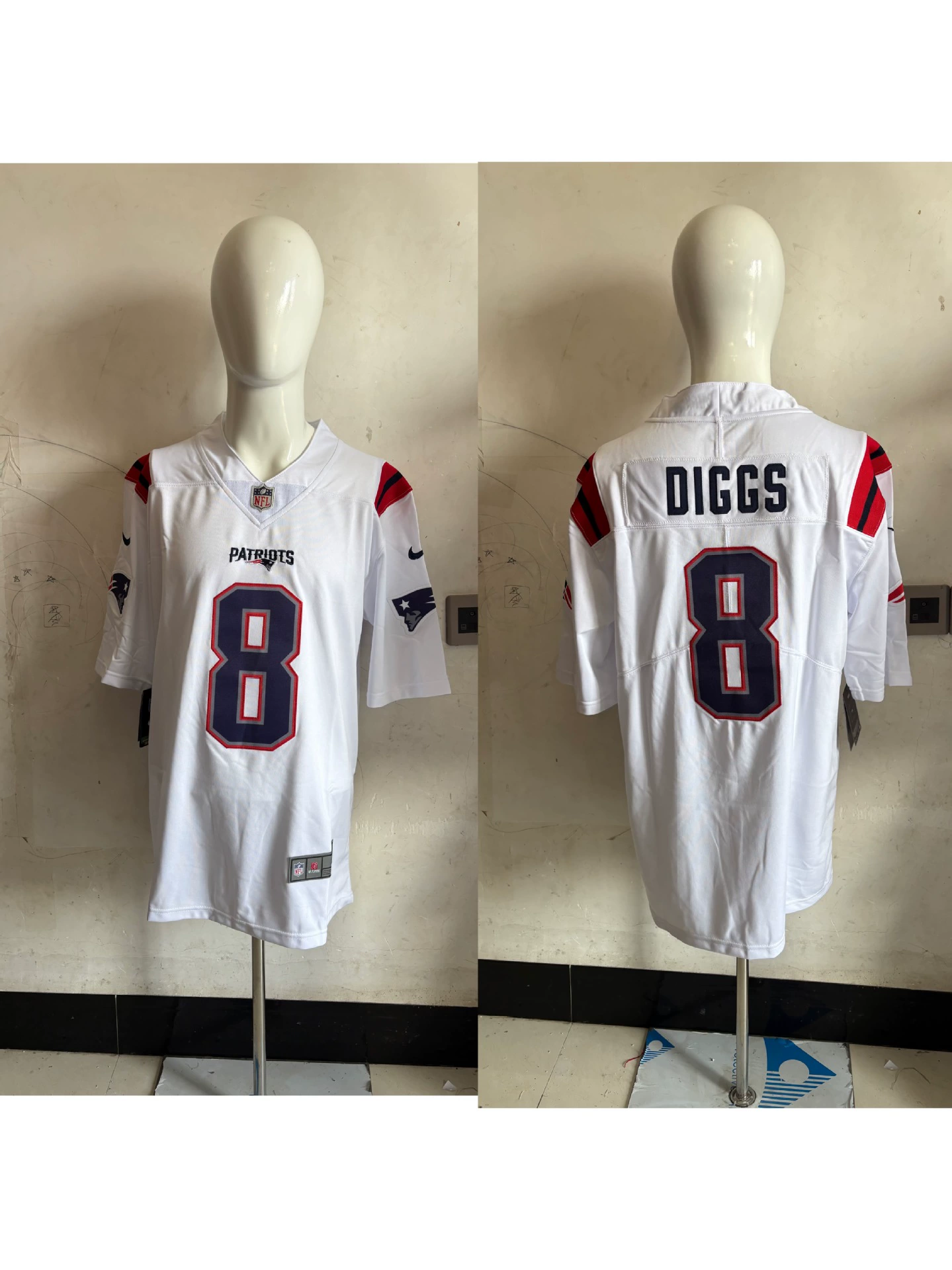 Вышитая джерси NFL Patriots №12 Том Брейди — стильная фанатская спортивная футболка