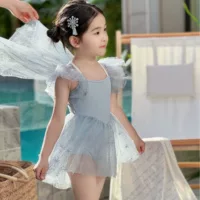 Aisa Lepe Little Swan Girl купальный костюм для девочек балет юбка для девочек купальный костюм для девочек принцессы