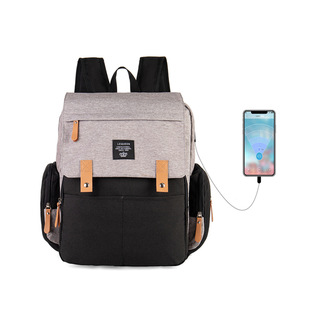LEQUEEN mummy bag large capacity mother and baby bag backpack multi-functional maternity travel backpack
