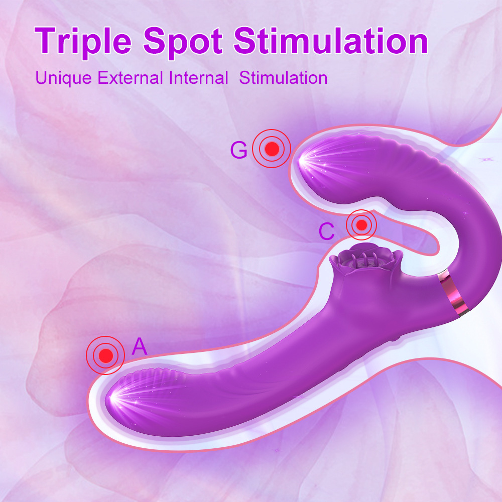 Vibrator Stimulator For Women Double Charging Massage Wand_voghion.com