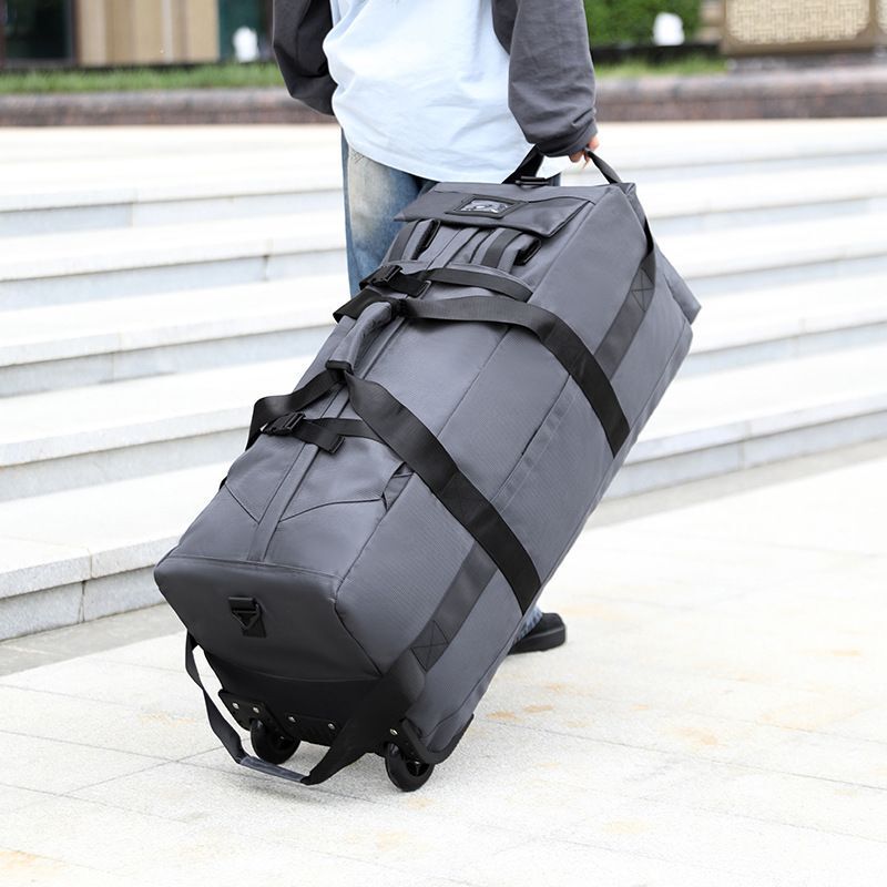 Extra-Large Capacity Wheeled Storage Bag, Multi-Functional Trolley Bag, Airline Checked Luggage Bag, Outdoor Travel Backpack