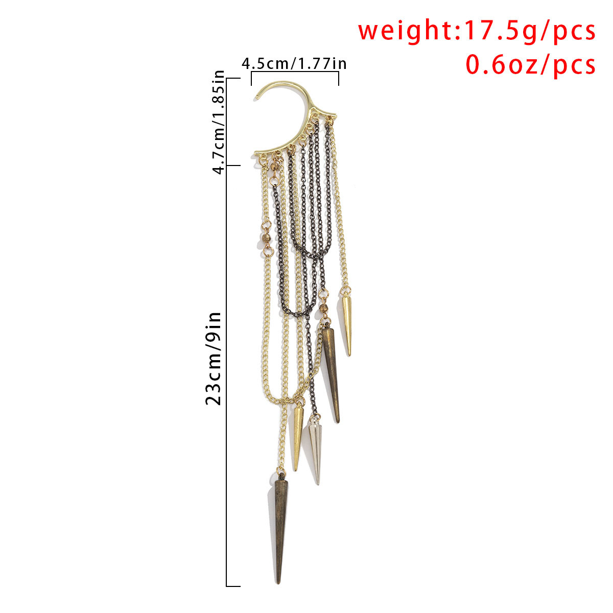 Fashion Geometric Tassel Alloy Copper Earrings Plating Arylic Artificial Pearl Copper Earrings display picture 7