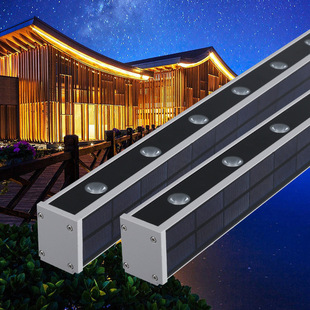 Solar outdoor wall washer high-power villa exterior wall night scene courtyard decoration projection background lighting engineering lamp