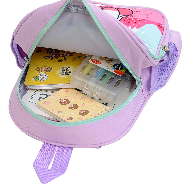 El Comercio exterior Kindergarten de dibujos animados lindo niños mochila gran clase media niños y niñas bebé pequeña mochila