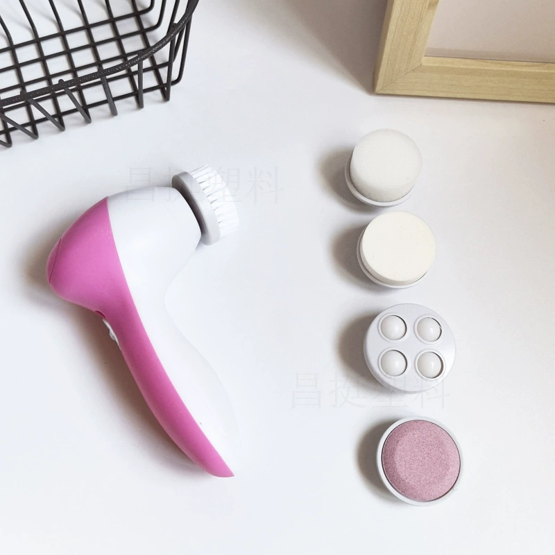 Щетка для мытья лица Пять в одном инструмент для чистки лица Электрический инструмент для мытья лица щетка для мытья лица инструмент для чистки лица массаж косметический инструмент подарок