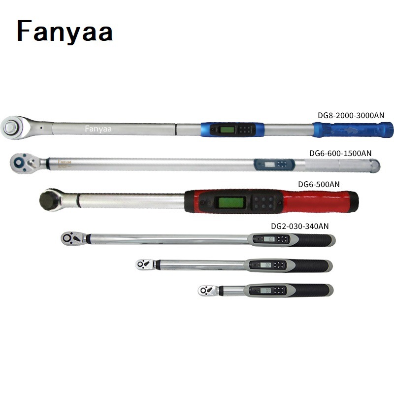 台湾泛亚Fanyaa数显扭力扳手DG系列固定头数显扭矩扳手DG2-012BN