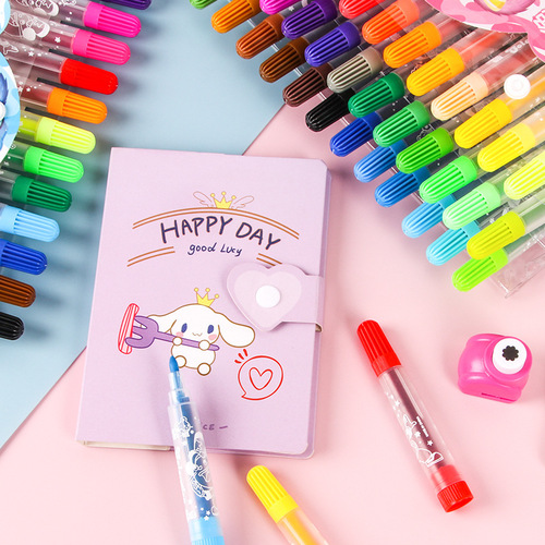 Children's watercolor pen set kindergarten painting hand-painted watercolor brush water-based washable graffiti painting pen