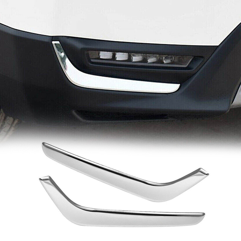 Special Honda 2017-2019 CRV front fog lamp lower eyebrow decorative stickers stainless steel modification accessories cross-border batch