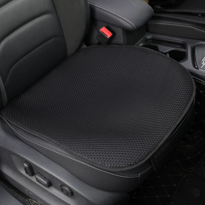Suitable for Sylphy, X-Trail, Grand Latio, Tiida, Bluebird Car Seat Cushions, All-Season Universal Massage Mesh Breathable Cushion (Four Seasons Pad) - black-square-mat1-general