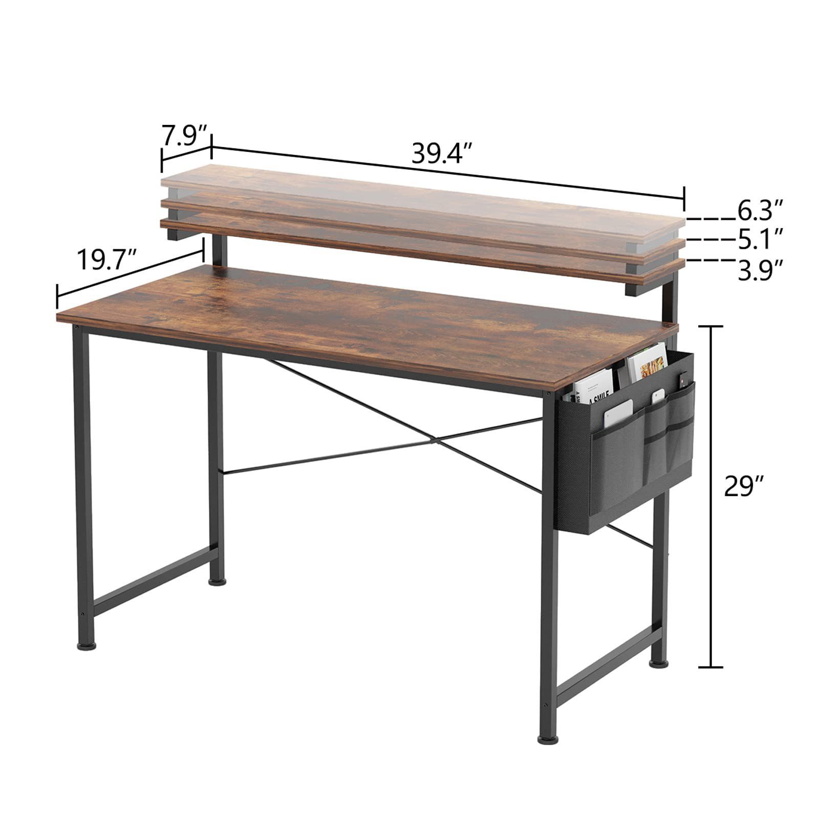 Mesa de computadora de escritorio moderna y simple, mesa de elevación de dormitorio, mesa de trabajo de estudio