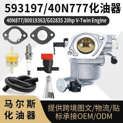 593197 Carburetor 593198 595216 596375 40N777 40N877 Carb