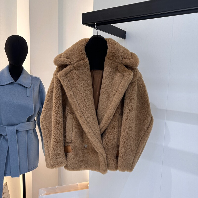 M's Teddy Bear Coat Short Fur Jacket Korean Style Autumn and Winter New Lamb Wool Warm Fur Jacket Wholesale