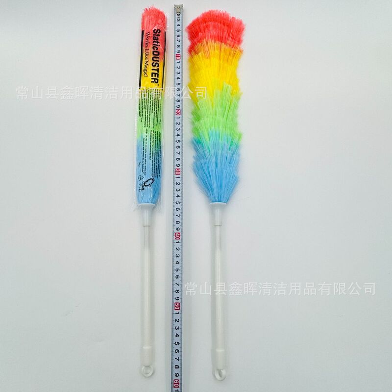 Household feather duster office dust removal cleaning tool desktop dust removal shelf dust removal color duster in stock