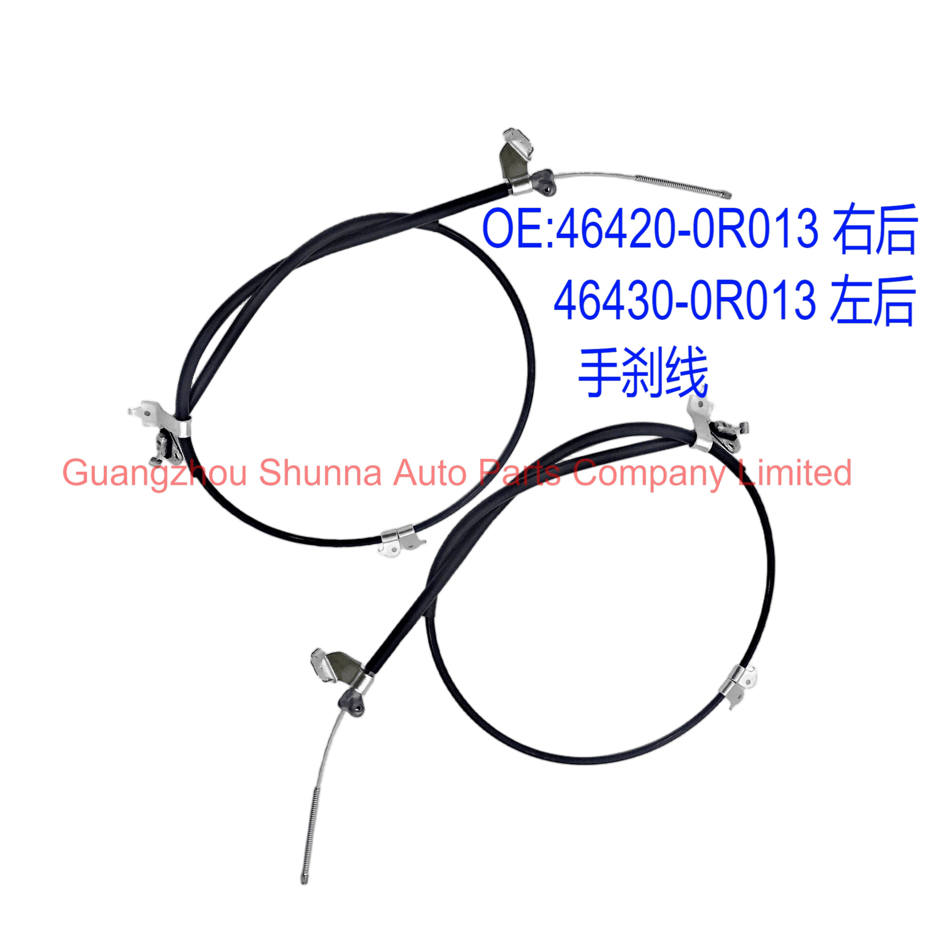 46420-0R013, 46430-0R013 are suitable for the rear handbrake cable of Toyota's US version RAV4 from 2013-2017