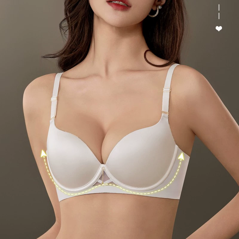 Underwear, supporting push up bra, comfortable wireless bra, bra top
