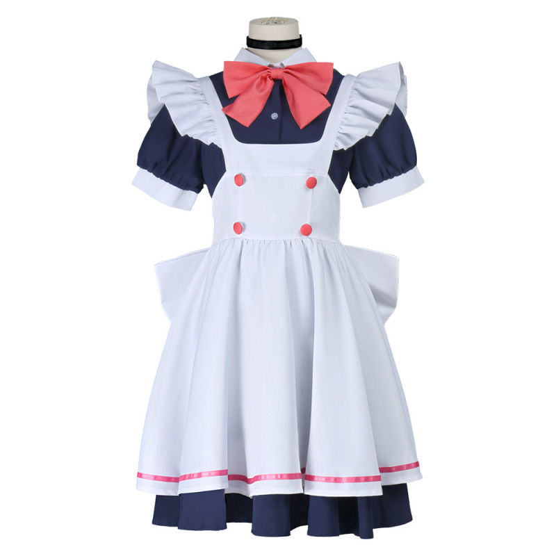 大胆なパーティー 綾瀬桃 白メイド服 コスプレ衣装 スーパーナチュラル武装ダンダコス服|undefined