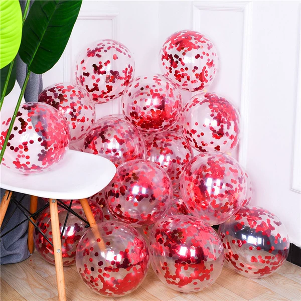 Red nail sequins, 50 pieces