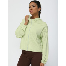 N 83378LQuick-Dry Hooded Yoga Top �ٸ���ñ�٤���羳
