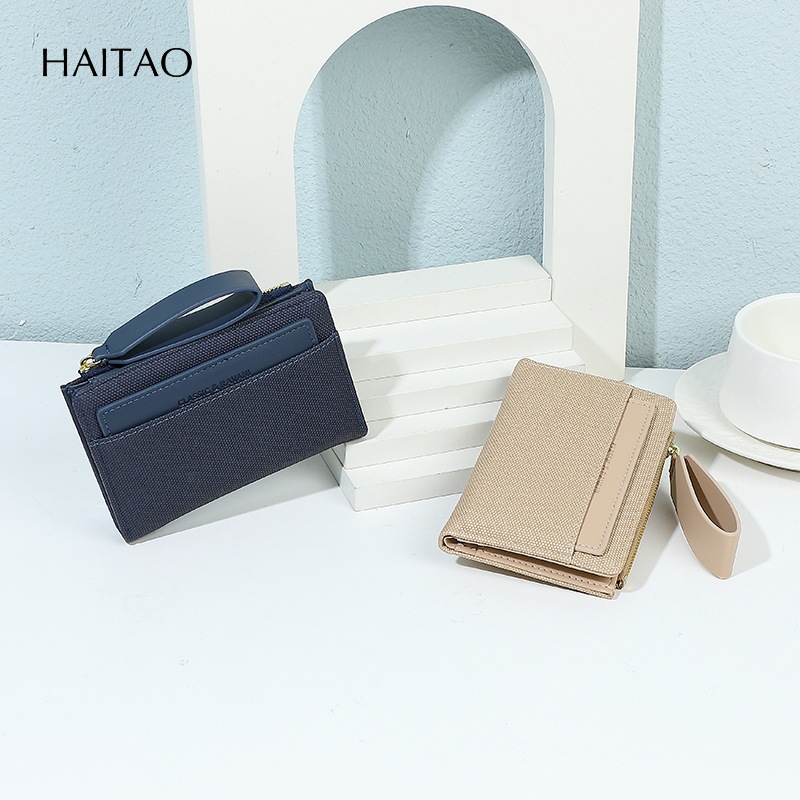 Nuevo bolso de mujer mujer alta sensación corta multi-tarjeta bolso de mano con bolso de tarjeta explosivo