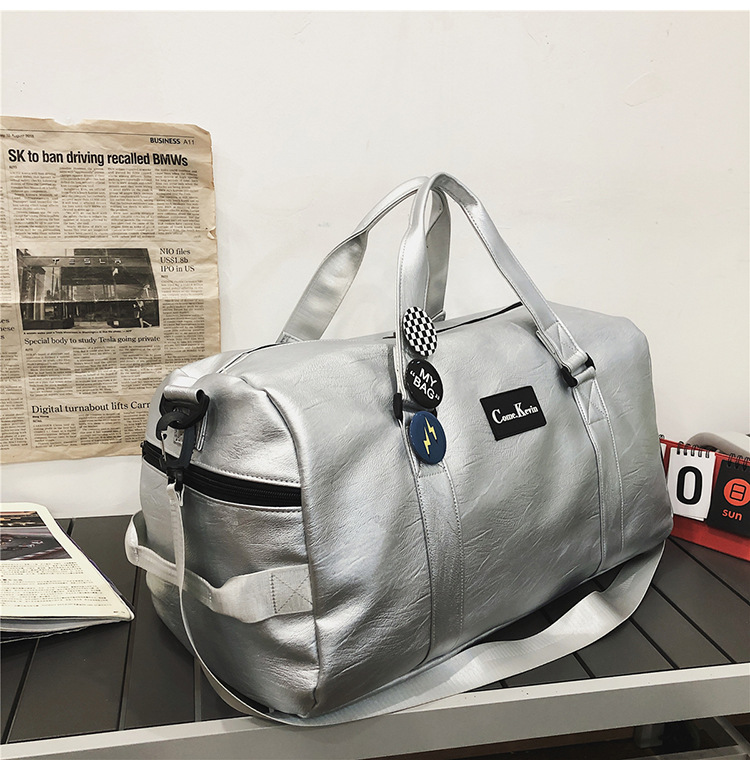 Sac de voyage, sac de sport grande capacité, sac de loisirs, sac de voyage portable, compartiment pour chaussures sec et humide, sac de yoga, sac de sport_voghion.com