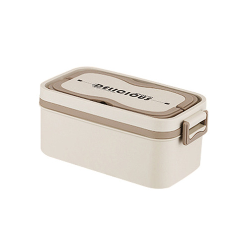 Wholesale double-layer sealed lunch box microwave student portable square lunch box 304 stainless steel insulated lunch box