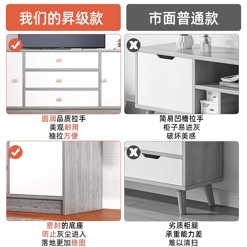 Gabinete de televisión, armario de almacenamiento moderno simple y alto, sala de estar, dormitorio pequeño, nuevo gabinete de televisión.